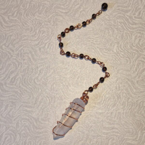 Lemurian Quartz Pendulum