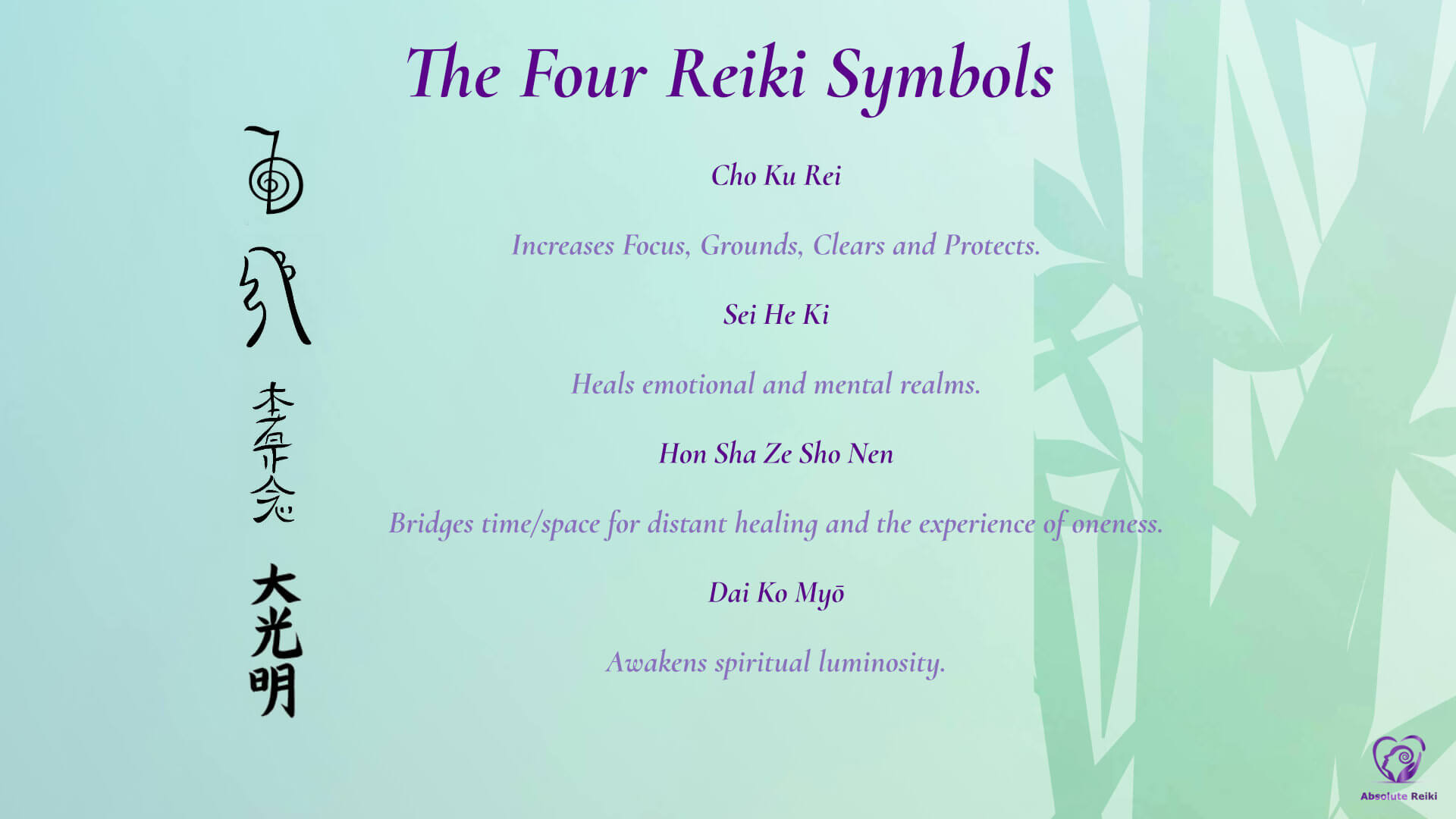 Creative Ways To Use Reiki Symbols Reiki Symbols Infographic for CKR, SHK, HSZSN and DKM